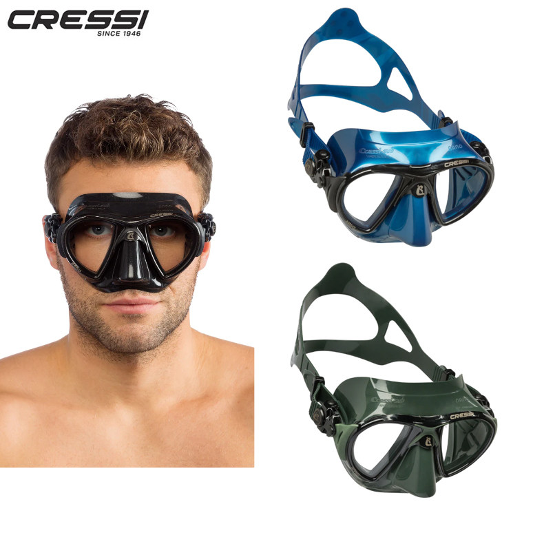 Italian CRESSI NANO free diving mask professional free diving diving mirror diving mask low volume