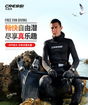CRESSI APNEA mens split free diving wetsuit diving suit 3 5MM 5MM 7MM split