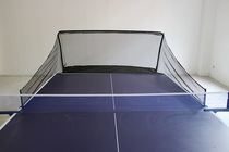 Folding table tennis set ball net serve machine training to recycle tennis table tennis net rack blue net
