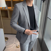 Yuppie Handsome Suit Men Suit in Inn Wind 2022 Spring New Casual Little Suit Jacket Man Delicate Korean Wind
