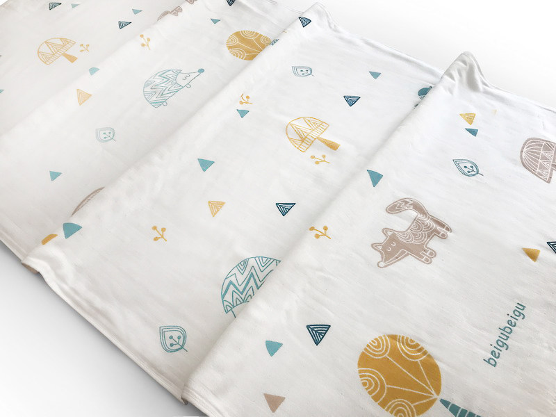 Special Price Foreign Trade Gauze Bath Towel Bamboo Fiber Tong is ultra soft and antibacterial pro-skin absorbent cartoon