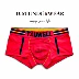 Đồ lót nam TAUWELL Eo thấp Sexy Solid Color Line Cotton Net Thoáng thoải mái Boxer