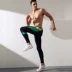 Giải phóng mặt bằng, quần mùa thu nam bó sát thể thao Quần legging nam eo thấp gợi cảm màu mỏng phù hợp với quần ấm quan giu nhiet Quần nóng lên