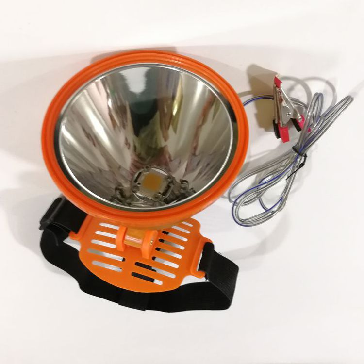 LED headlight waterproof strong light outdoor special night fishing light white light blue light yellow light large spot super bright lighting