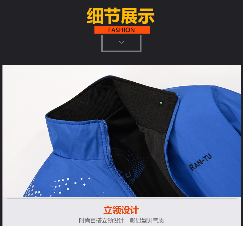 2018 xuân mới nam áo khoác hai mặt áo khoác lỏng lẻo XL giản dị đơn giản áo khoác denim