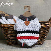 Consecte-pure cotton pet-knitted sweater dog sweater cat sweater cat dog clothes outlet breeder kitty warm clothes