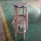Французский бамбуковый барный стул ротан