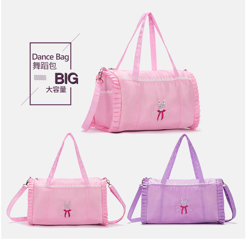 Dance Bag Large Yong Chan Children Dance Dancing Shoulder Bag Han Edition Custom Print LOGO Slanted Satchel Bag Ballet