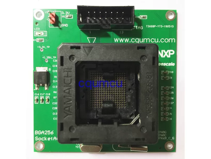 Freescale MPCSPC5XXX burning test equipment BGA chip read and write socket NXP programming adapter