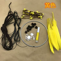 Желтый складной нож, набор материалов, 12см