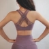 Peach Girl Beauty Back Thể thao Đồ lót Nữ Vest Vest chống sốc Yoga Fitness Không có vòng thép Nhanh khô chuyên nghiệp Bra bộ quần áo tập gym nữ Đồ lót thể thao