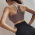 Peach Girl Yellow Beauty Back Shoulder Strap Shockproof Sports Bra Tạo kiểu Tập hợp Yoga Fitness Đồ lót chuyên nghiệp Nữ Đồ lót thể thao