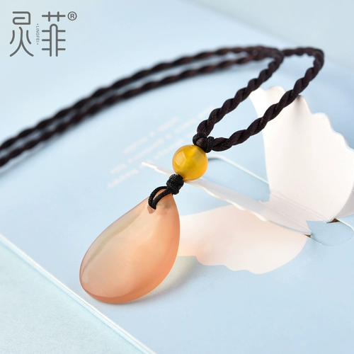 灵菲 Натуральный защитный амулет, пряжка, детская подвеска, браслет из красной нити для влюбленных