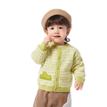 Balabala childrens sweaters girls and childrens clothing winter baby sweaters boys baby bottoming shirts cardigans and velvet