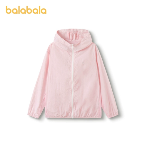 巴拉巴拉 Детский солнцезащитный крем, детская одежда для защиты от солнца для мальчиков, куртка, толстовка с капюшоном, детская одежда, семейный стиль