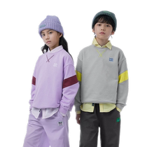 Bala Bala Children Dress Children Long Sleeve Sweatshirt 2024 Spring Dress New Men And Women Blouses CUHK Child Casual Korean Version