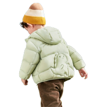 Balabala childrens clothing boys down jackets childrens clothing childrens three-proof light jacket girls trendy