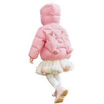 Balabala Boys Down Jackets Thickened Winter Childrens Jackets Girls Baby Cute Style Childrens Clothes