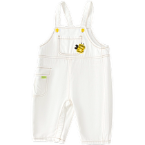 (Same style in the mall) Balabala childrens clothing girls pants boys trousers overalls 2024 new autumn clothing trend