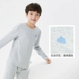 巴拉巴拉 Детское нижнее белье, хлопковый комплект, термобелье для мальчиков, тонкая пижама, подходит для подростков