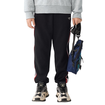 Balabala childrens clothing childrens pants 2024 new autumn and winter boys plus velvet childrens baby girls middle-aged and older children