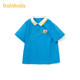 Barabara children's short-sleeved T-shirt children's clothing cool feeling printed polo shirt boys tops baby summer bottoming