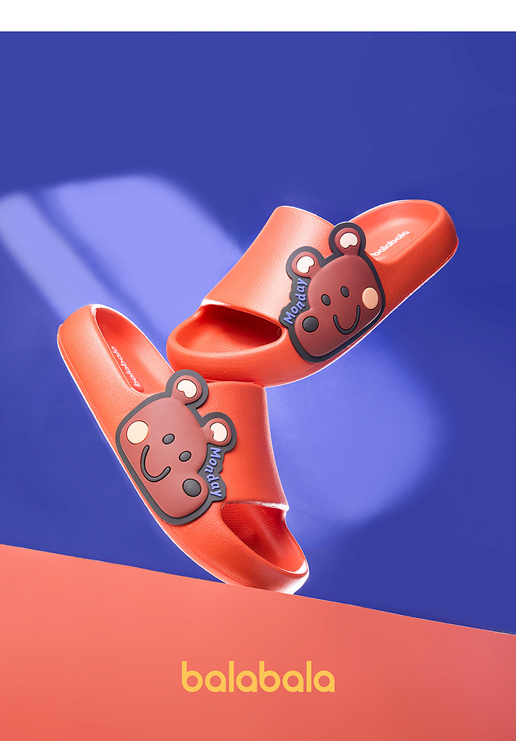 Balabala Children's Shoes Kids' Slippers Boys Girls Bathroom Shoes Home Summer Cartoon Sandals Casual Versatile — 26
