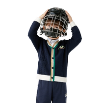 (Same style in the mall) Balabala childrens clothing boys sweater 2024 new autumn childrens V-neck sweater cardigan