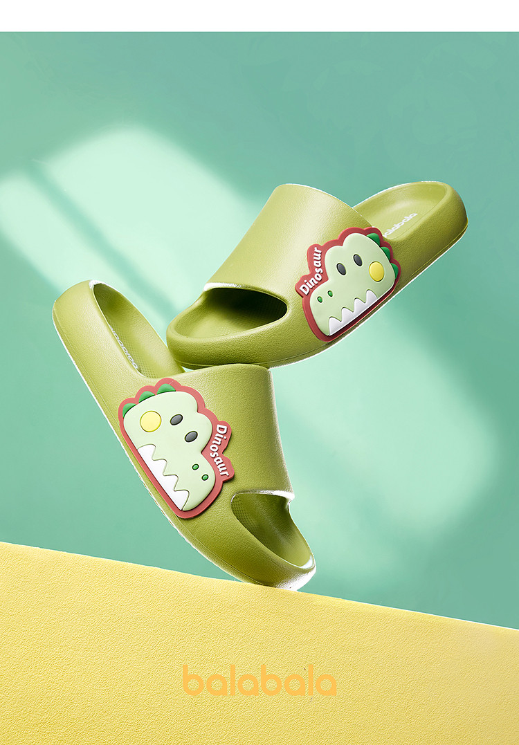 Balabala Children's Shoes Kids' Slippers Boys Girls Bathroom Shoes Home Summer Cartoon Sandals Casual Versatile — 37