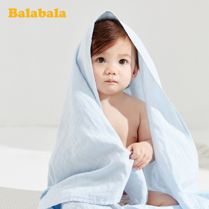 Barabala baby blanket small quilt baby blanket windproof blanket children's cover is summer wrapped in pure cotton breathable