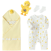 (Picture book co-branded IP shopping mall same style) Balabala Newborn Gift Box Baby Full Moon Gift Collection Spring and Summer Clothes
