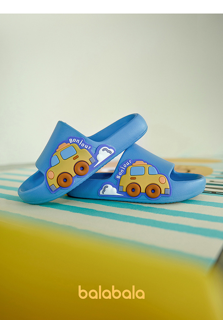 Balabala Children's Shoes Kids' Slippers Boys Girls Bathroom Shoes Home Summer Cartoon Sandals Casual Versatile — 40