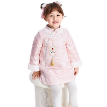 Детская одежда Балабала платья для девочек детские юбки весенняя одежда детская одежда модные юбки-чонсам одежда для новогодних поздравлений