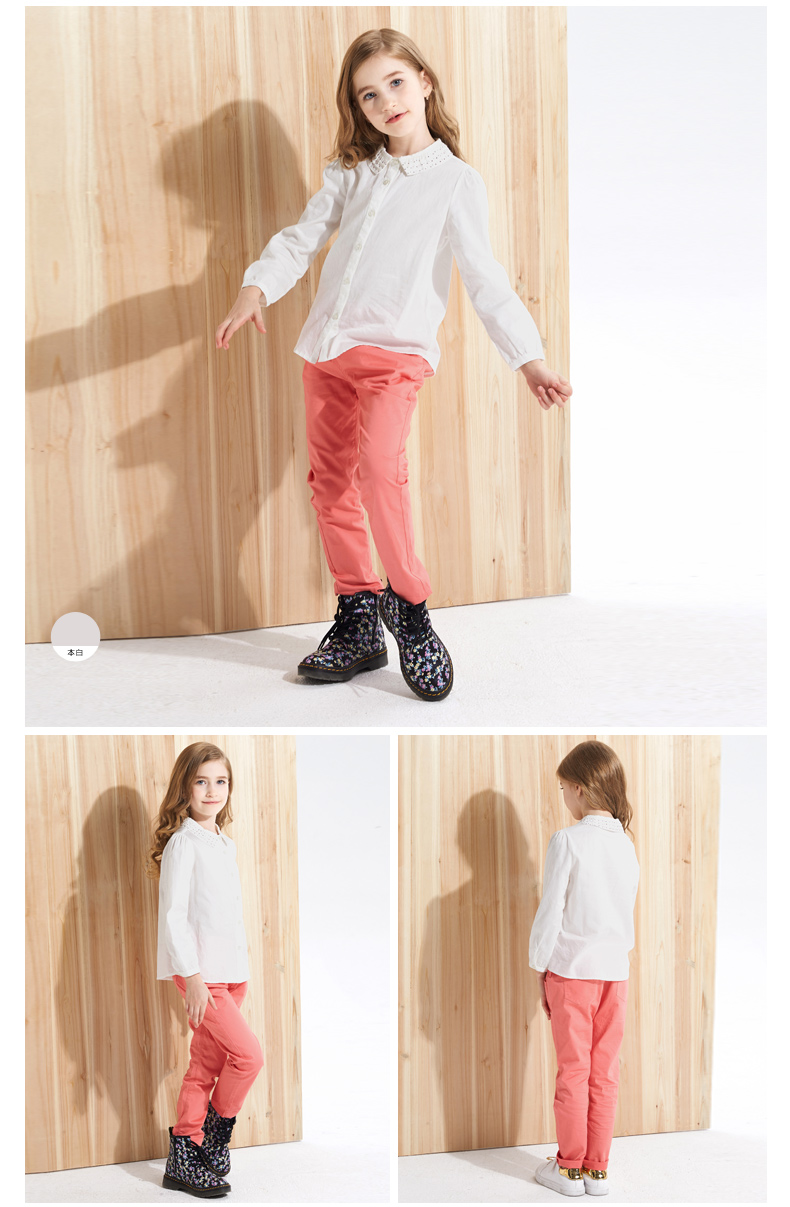 Chemise fille à manche longue - Ref 2086820 Image 13