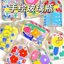 School season drift bottle diy glass bottle hand-painted lucky star decoration creation environmental creation scene layout
