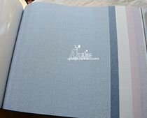 Korean wallpaper big roll Nordic minimalist American blue vertical stripes imitation cloth pattern wallpaper bedroom background wall wallpaper