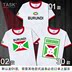 TASK Burundi Burundi đội tuyển quốc gia bông wearfootball ngắn tay áo thun nam và nữ của t-shirt sweaned nửa tay áo mùa hè váy 