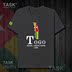 TASK Togo Togo Quốc Bản đồ bông ngắn tay áo thun nam thể thao giản dị mặc Student Slack T-Shirt 50 