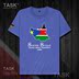 TASK Nam Sudan Quốc Bản đồ bông ngắn tay áo thun nam và Casual nữ T-shirt Spout Summer 50 