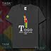 TASK Togo Togo Quốc Bản đồ bông ngắn tay áo thun nam thể thao giản dị mặc Student Slack T-Shirt 50 