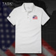 Thể thao TASK USA USA nam Lập Polo Shirt quốc gia Đội bóng ngắn tay áo T-Shirt