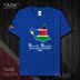 TASK Nam Sudan Quốc Bản đồ bông ngắn tay áo thun nam và Casual nữ T-shirt Spout Summer 50 