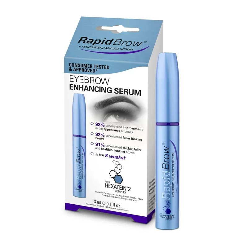 Авторизованная подлинная американская оригинальная Rapidlash ресницы Rapidbrow рост бровей жидкость для мужчин и женщин густая