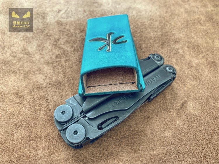 Leatherman tool pliers holster quick pull sleeve five elements national tide handmade holster high-end vegetable tanned leather edc equipment