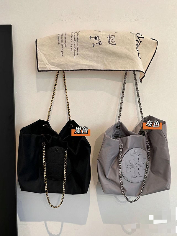 U.S. Purchasing Agent for Tory Burch/Tb New Women's Tote Bag Ella Nylon Chain Tote Bag Shopping Bag