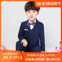 Childrens dresses boys British small suits three-piece costumes big children foreign-style catwalk show suit jacket