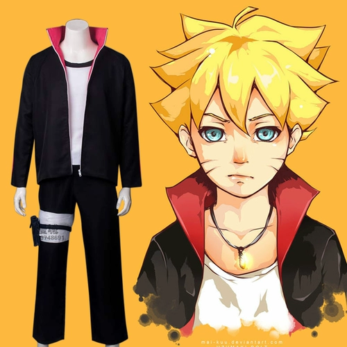 Аниме Naruto Детские костюмы косплей мужчина Uzumaki Boruto Muruto Cos Costumes Naruto Одежда Full Set Set