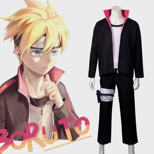 Аниме Naruto Детские костюмы косплей мужчина Uzumaki Boruto Muruto Cos Costumes Naruto Одежда Full Set Set