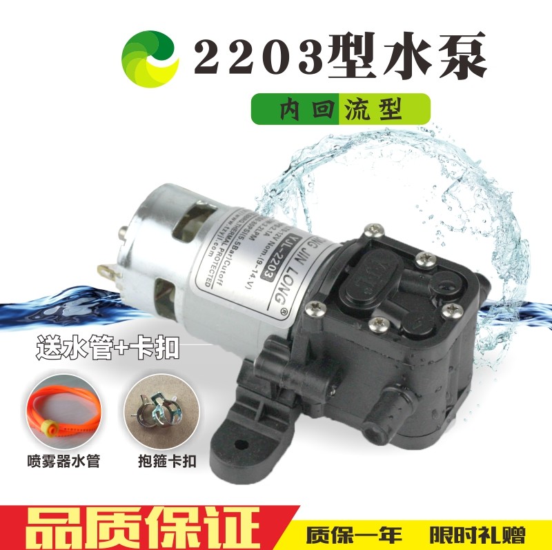 12V electric sprayer accessories agricultural water pump motor sprayer pesticide diaphragm intelligent pump
