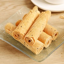 Traditional handmade egg rolls small package milk scented snacks breakfast office snacks biscuits whole box Egg Rolls